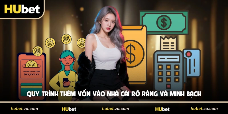 Quy trình thêm vốn vào nhà cái rõ ràng và minh bạch